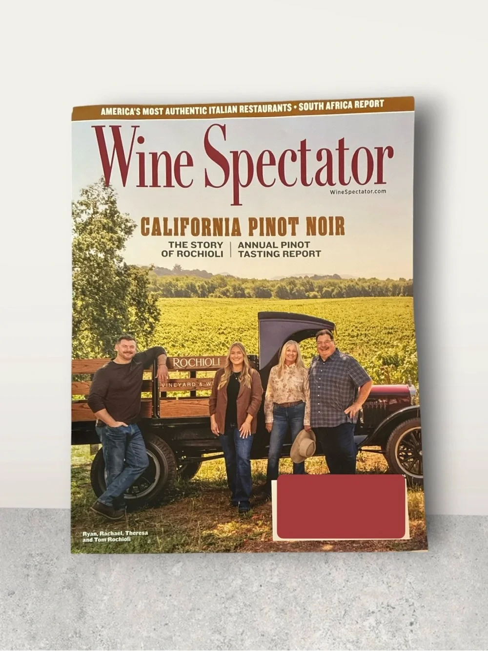 Wine Spectator Magazine September 30 2026 California Pinot Noir Story Rochioli